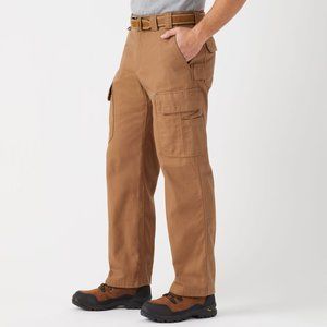 Duluth Fire Hose Relaxed Fit Pants 44 X 34 Tan Khaki Big & Tall